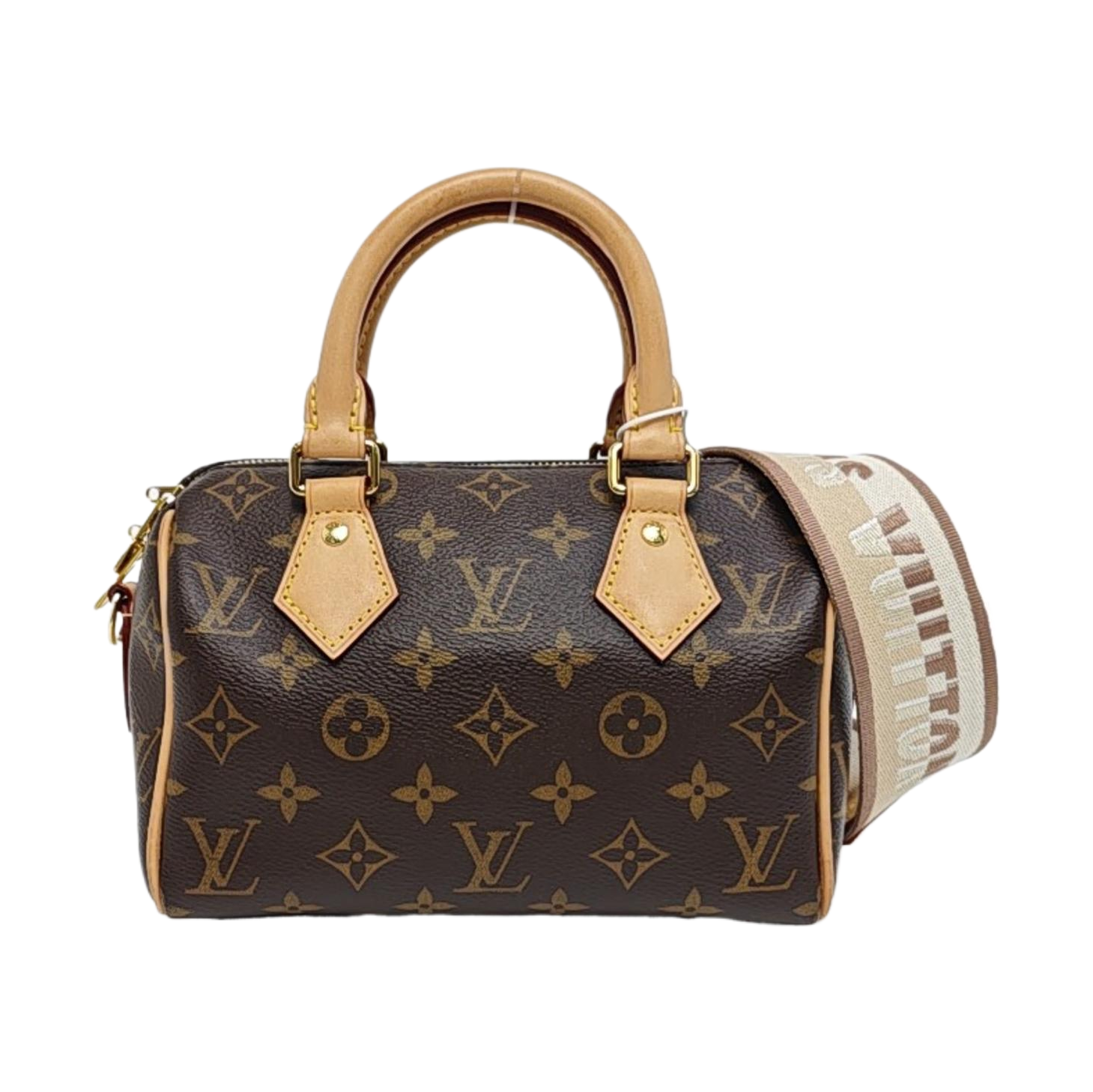 SPEEDY 20 Monogram Coated Canvas Brown