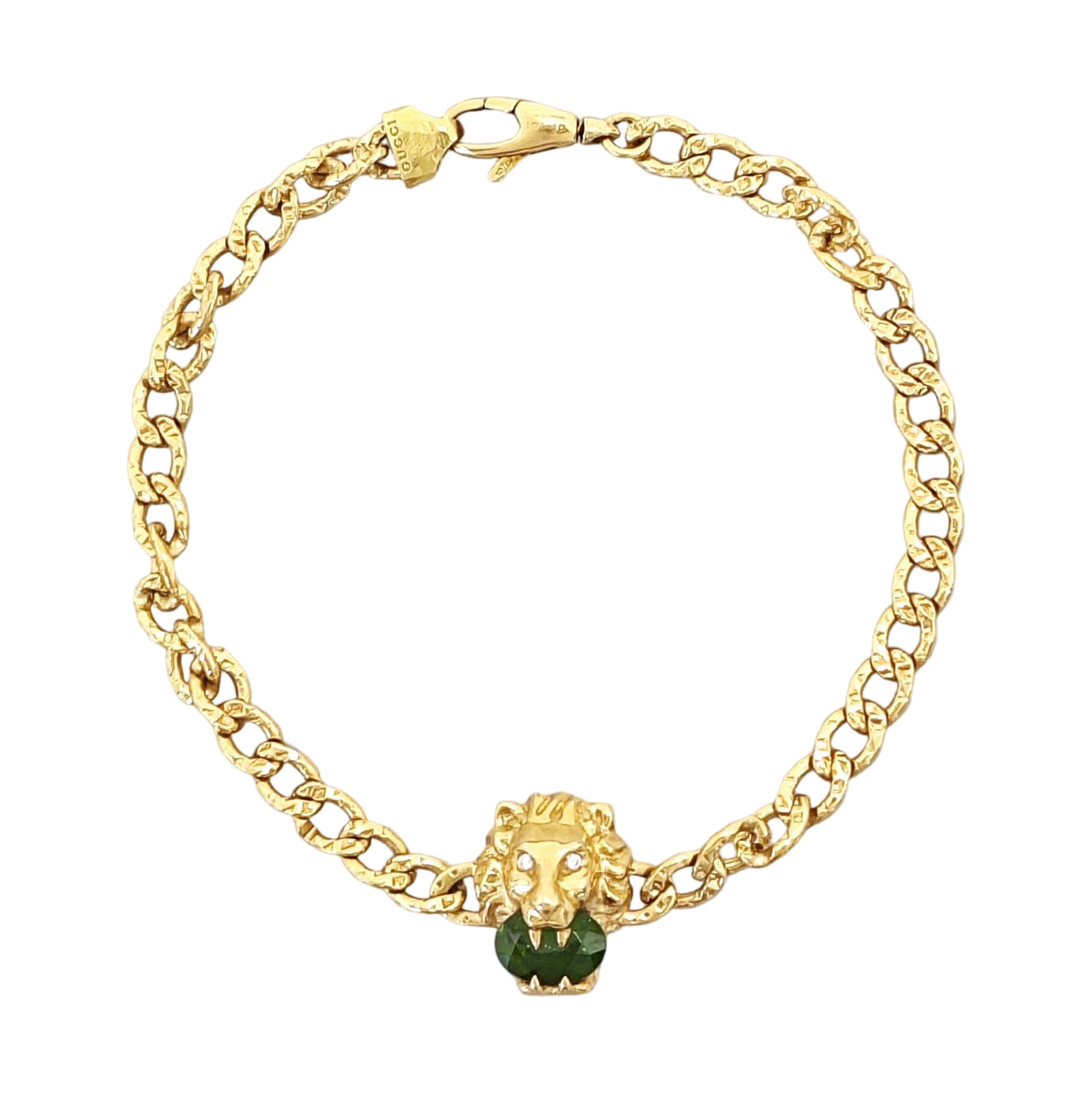 Lion Head 18k Gold Bracelet