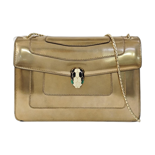 SERPENTI FOREVER Medium Calfskin Beige