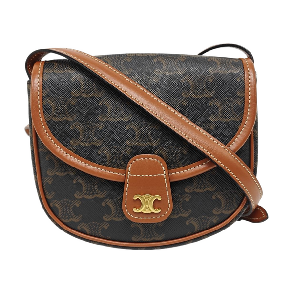 BESACE Mini Coated Canvas Brown