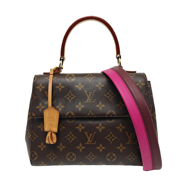 CLUNY PM Monogram Coated Canvas Brown