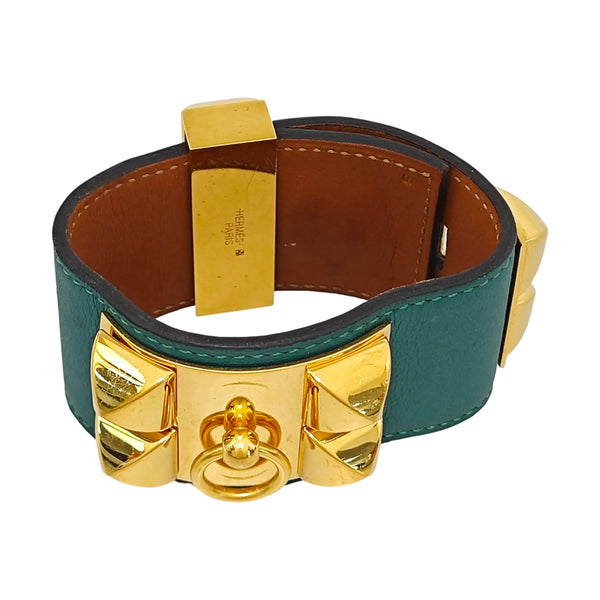 Collier De Chien Metal Green Bracelet