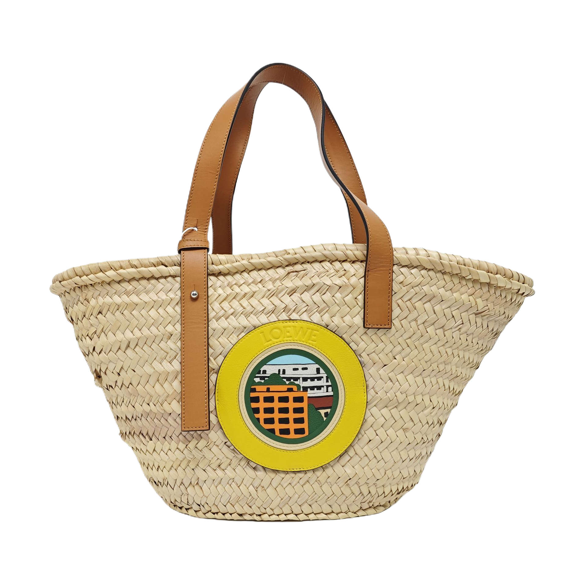 Basket Straw Beige