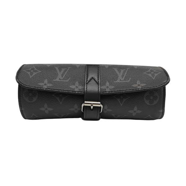 Damier Graphite Coated Canvas Clutch Gray