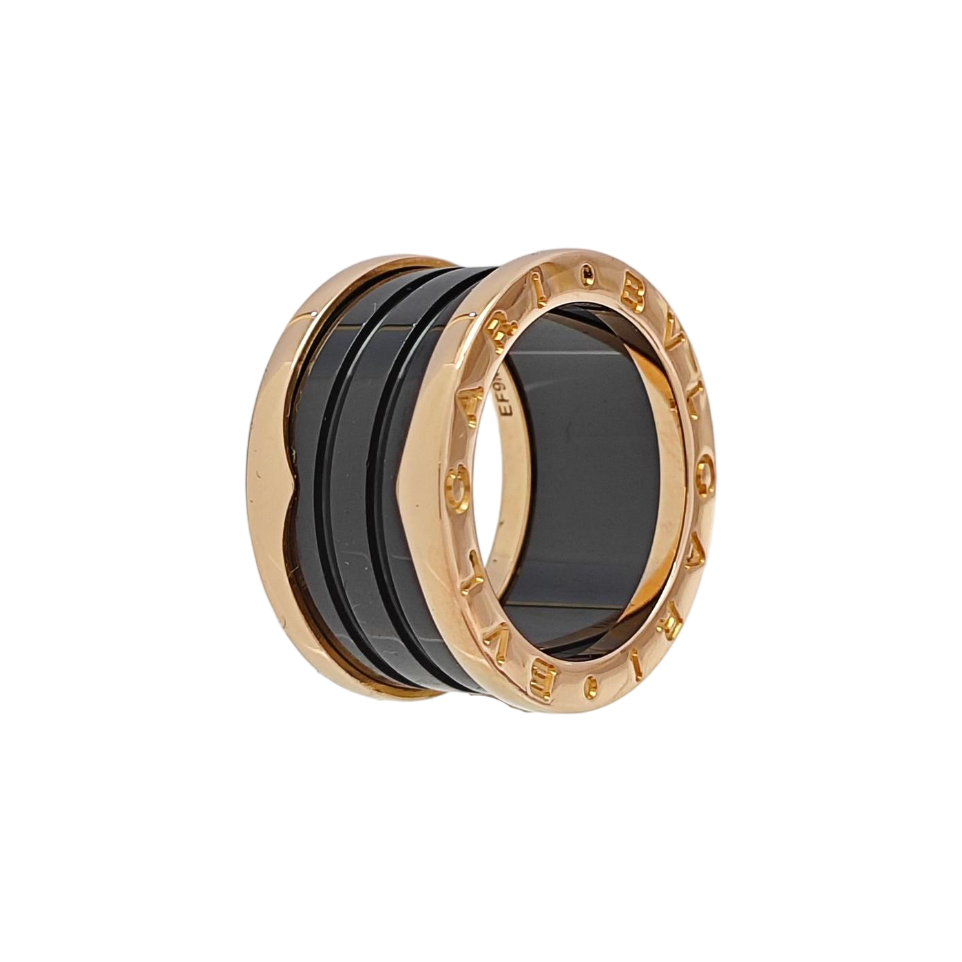 B.ZERO1 18k Rose Gold Ring EU 52