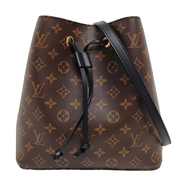 NÉONOÉ MM Monogram Coated Canvas Brown