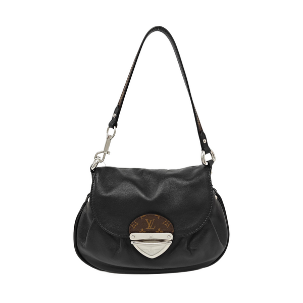 SUNSET Monogram Lambskin Black
