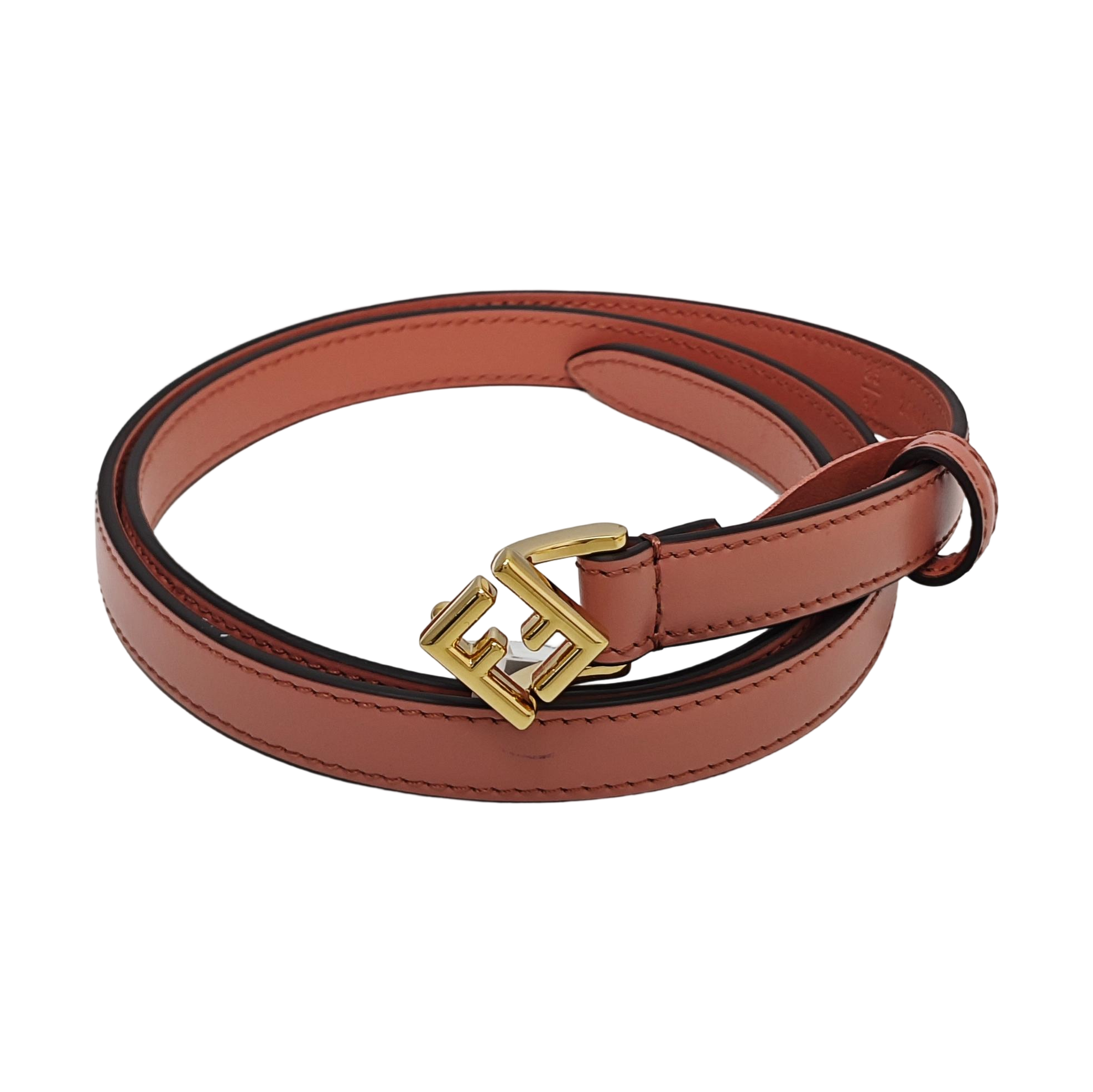 Leather Belt Red