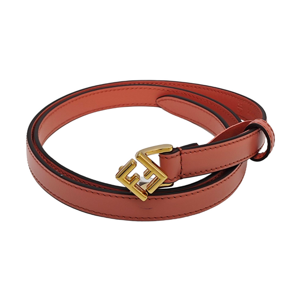 Leather Belt Red