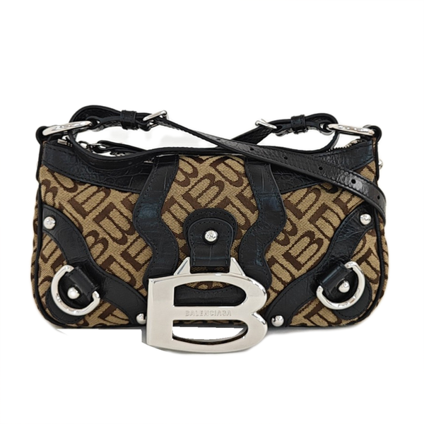 Le Cagole Small Fabric Brown