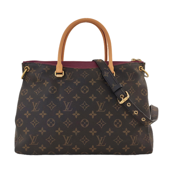PALLAS Monogram Coated Canvas Brown