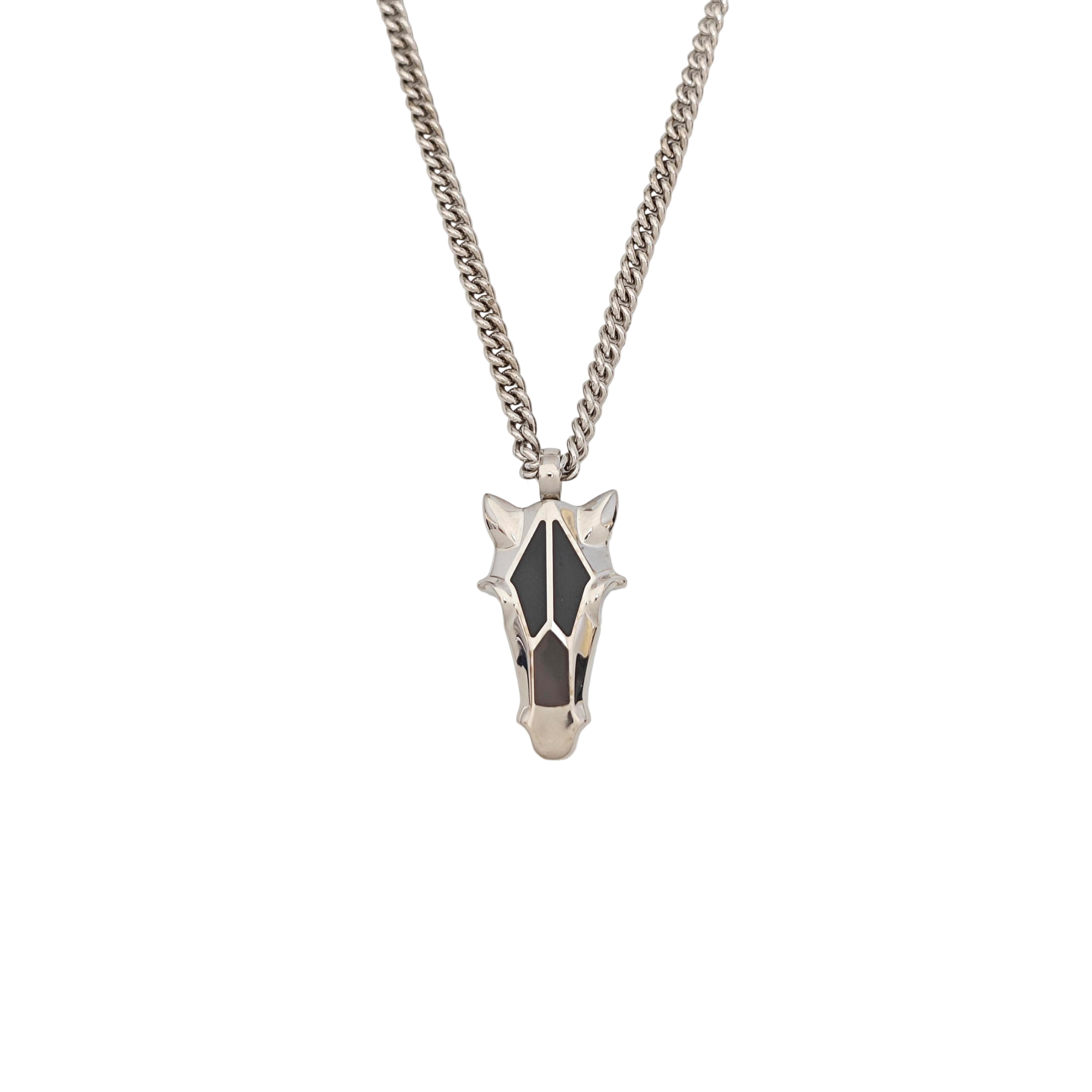 Mobile Palladium Plated Silver Necklace