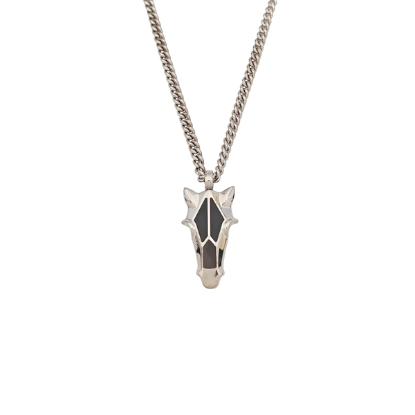 Mobile Palladium Plated Silver Necklace