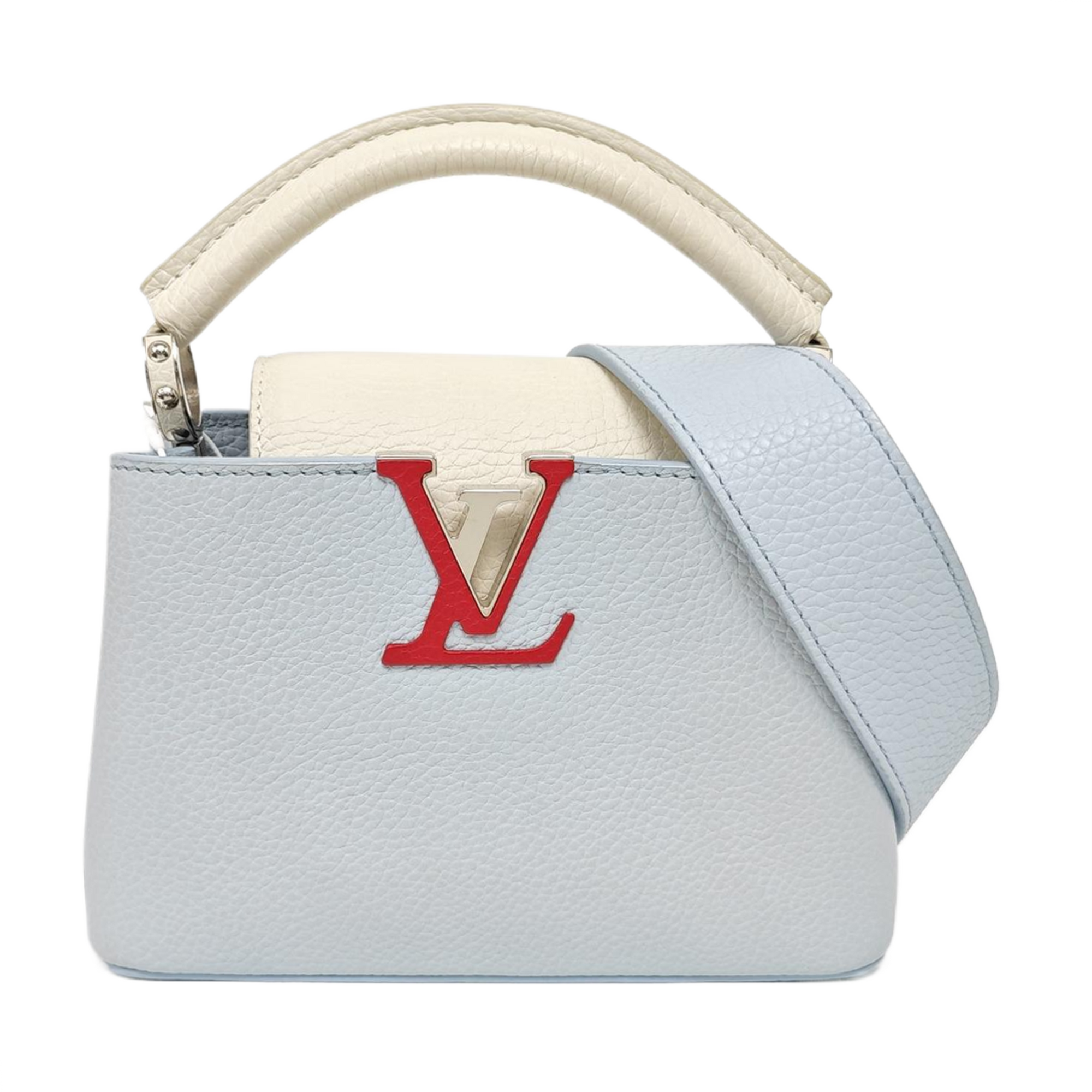 CAPUCINES Mini Calfskin Blue