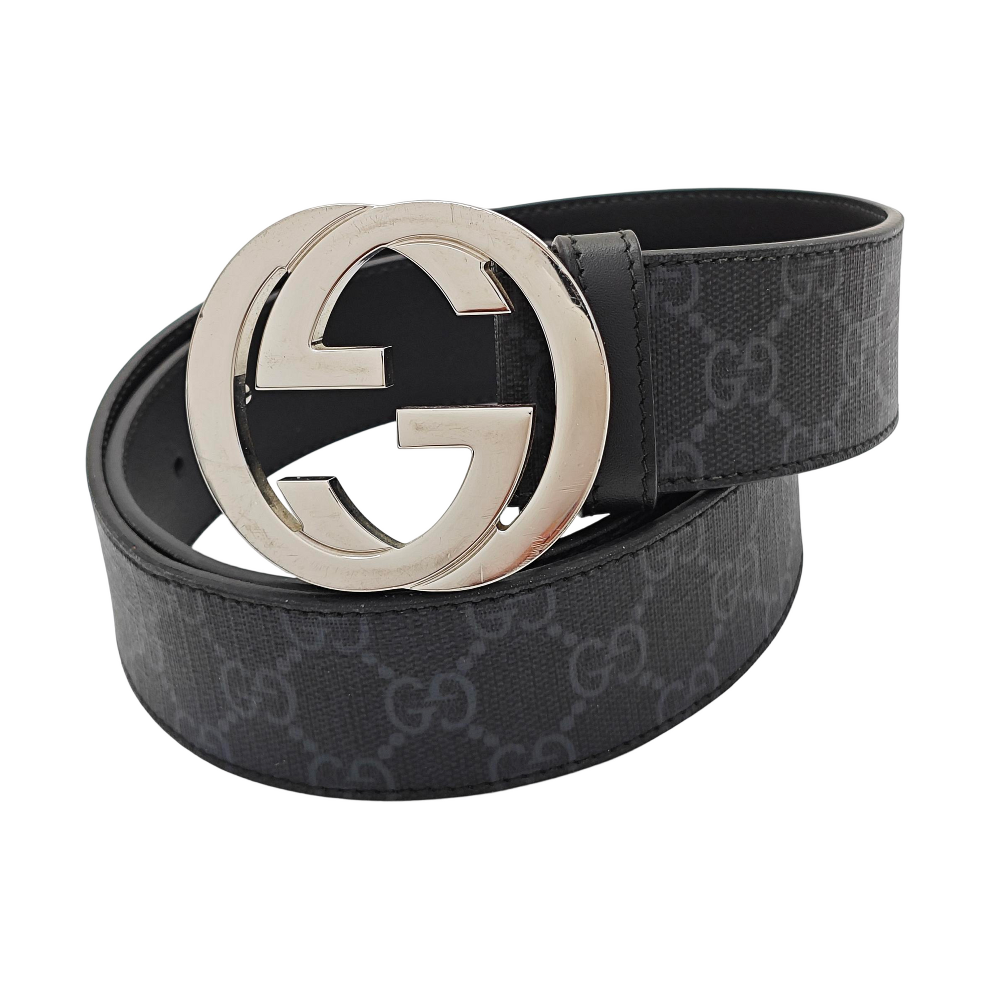 Coated Canvas Belt Black