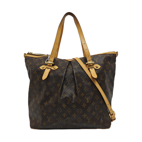 PALERMO GM Monogram Coated Canvas Brown