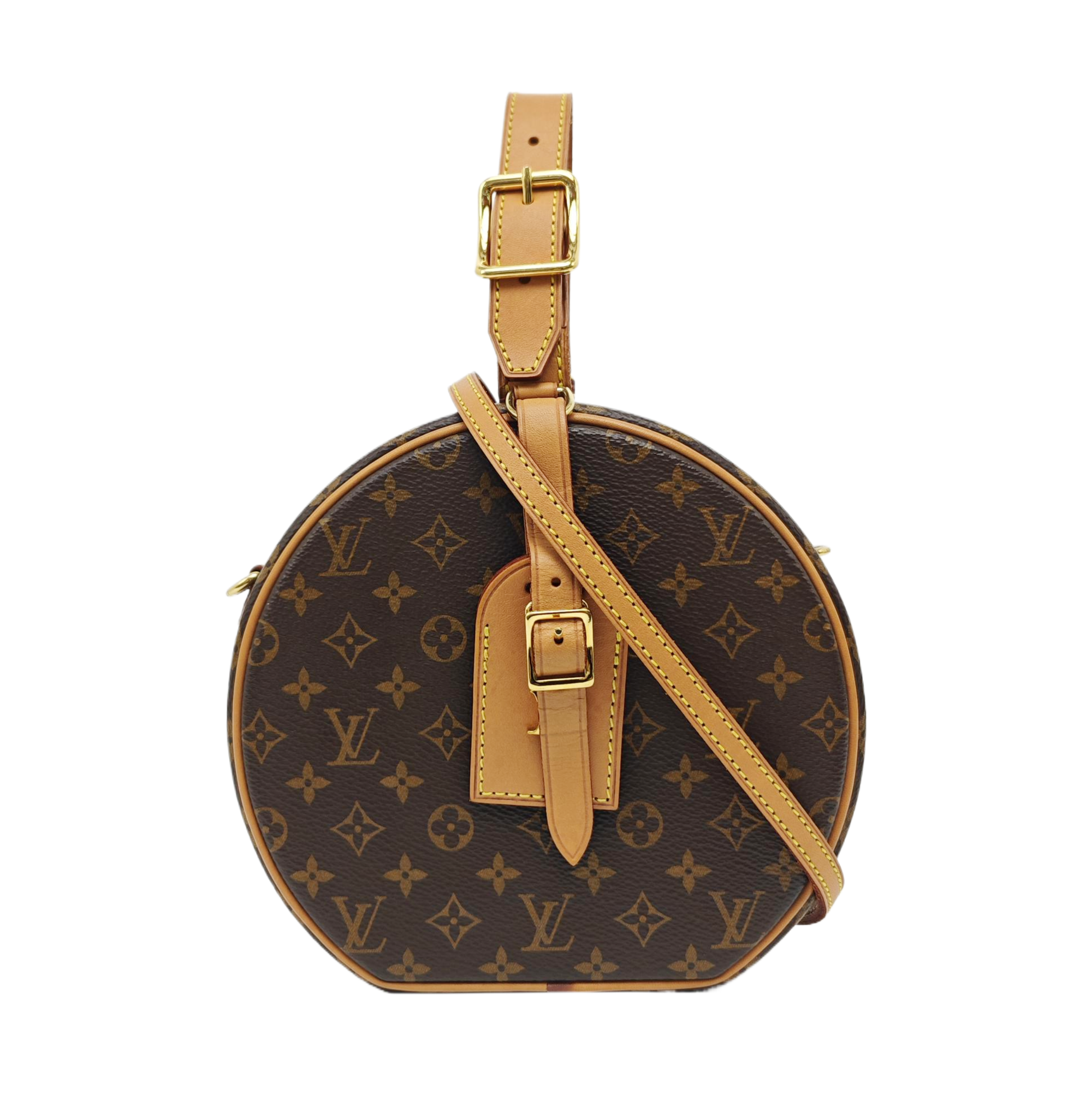 BOITE CHAPEAU PM Monogram Coated Canvas Brown