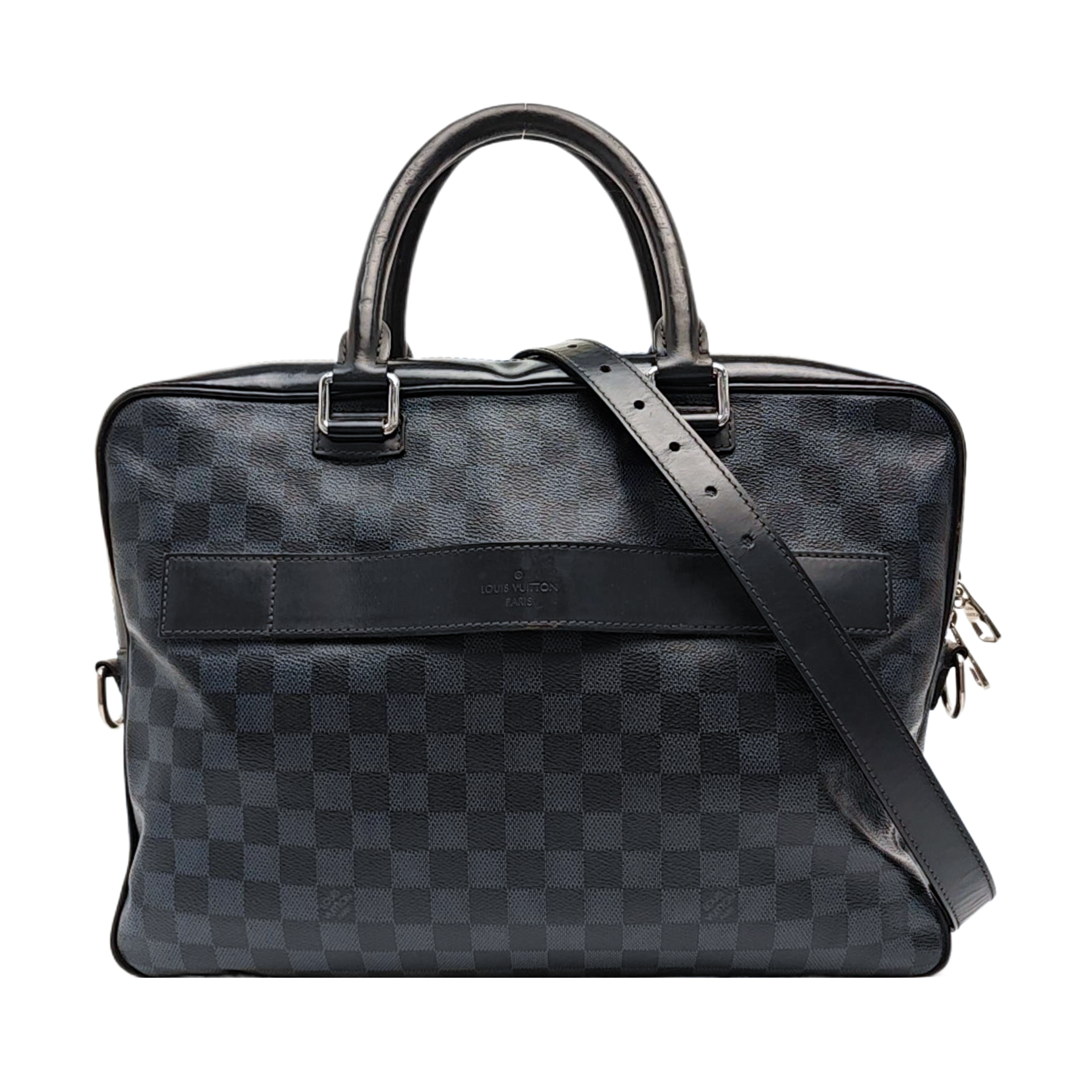 PORTE-DOCUMENTS Damier Coated Canvas Blue