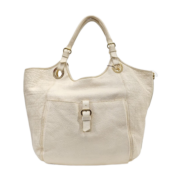 Cannage Calfskin White