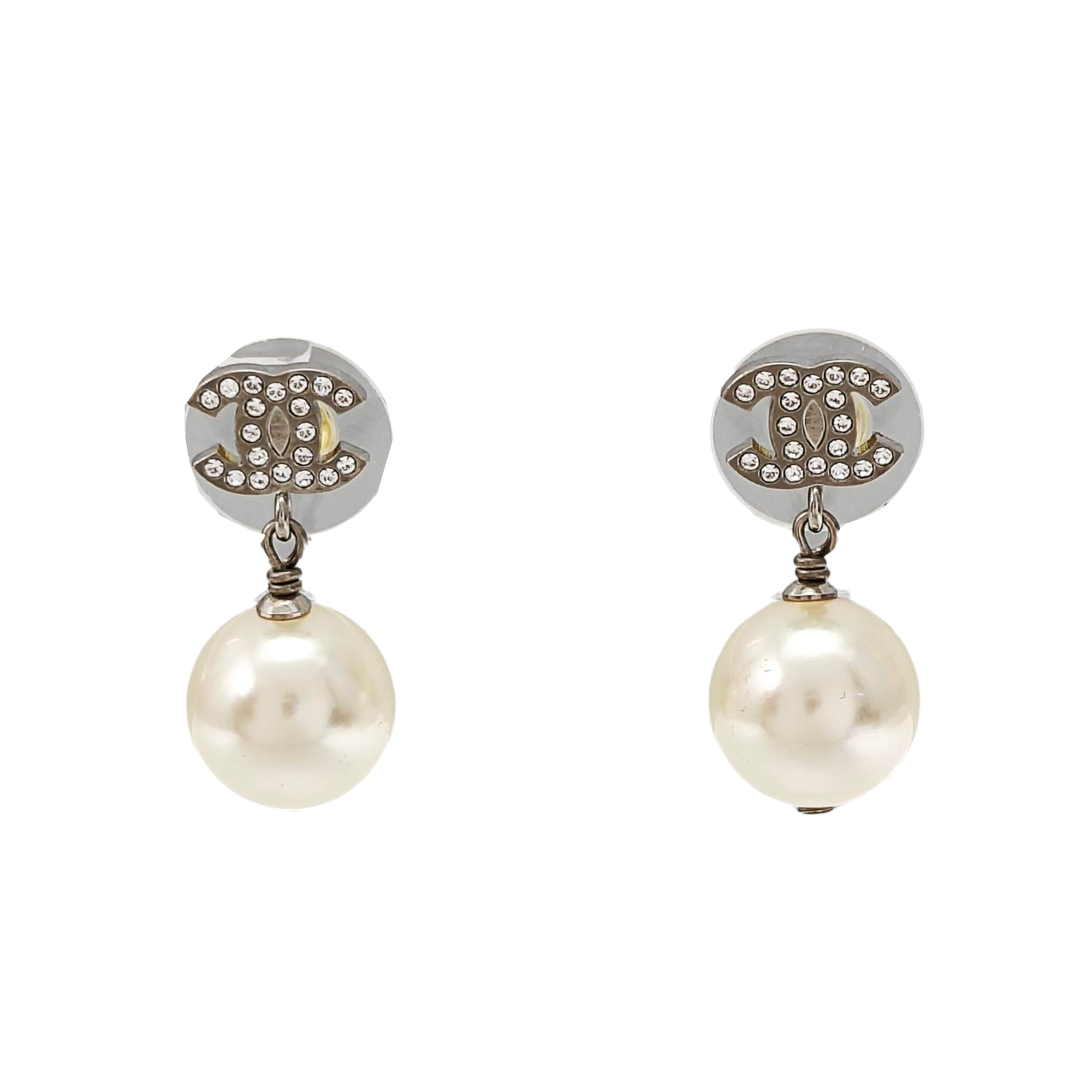 Metal Silver Earrings