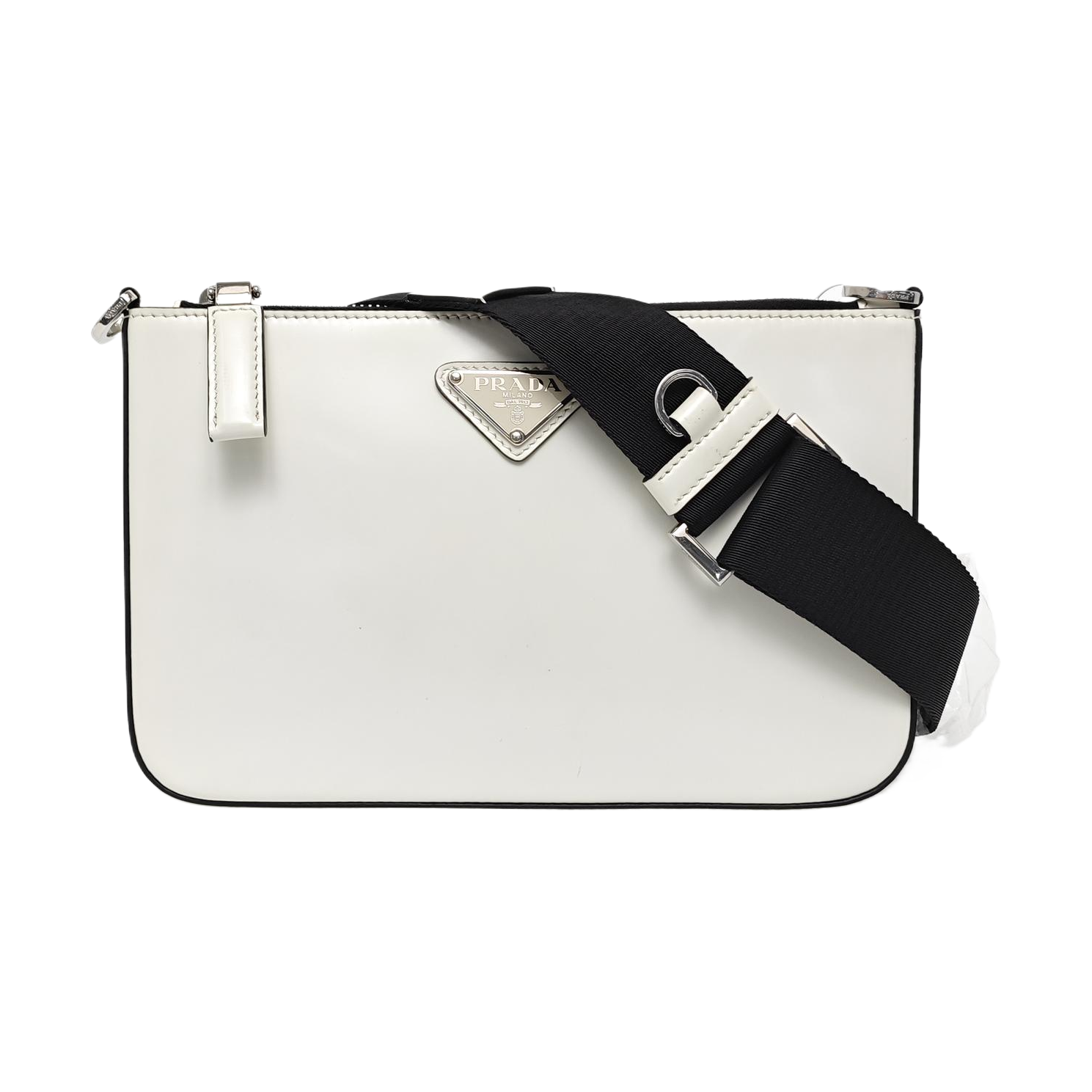 Calfskin Shoulder Bag White
