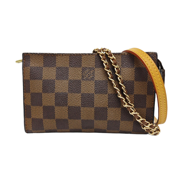 BUCKET Damier Ebene Coated Canvas Brown