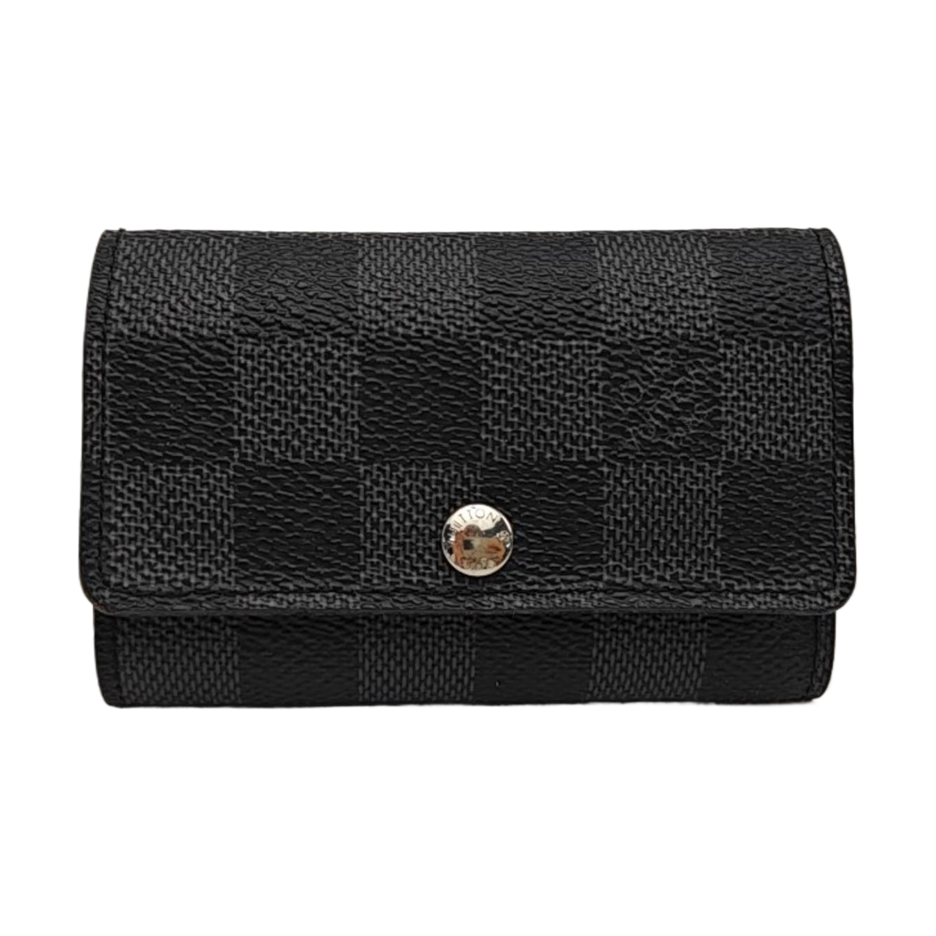 Damier Graphite Coated Canvas Wallet Gray