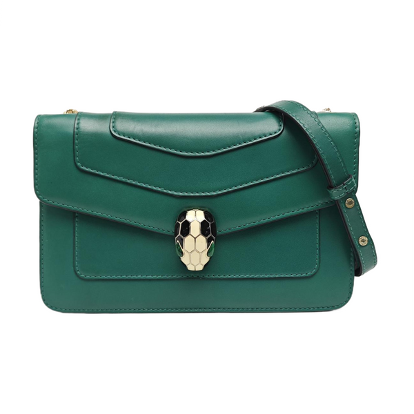 SERPENTI FOREVER Small Calfskin Green