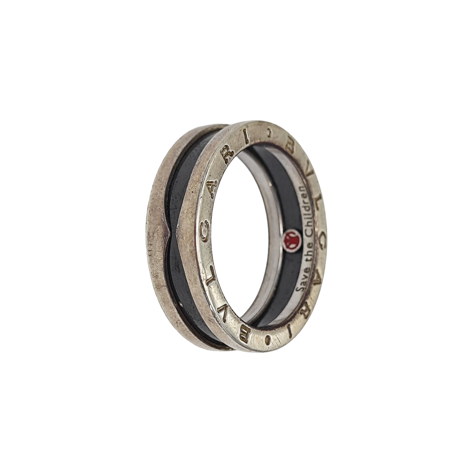 B.ZERO1 925 Sterling Silver Ring EU 61