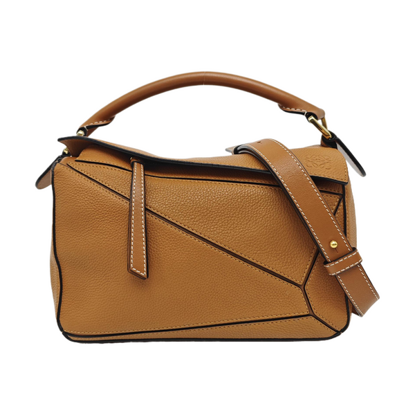 Puzzle Small Calfskin Brown