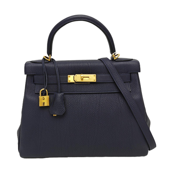 Kelly 28 Togo Blue
