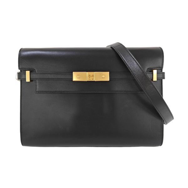 MANHATTAN Medium Calfskin Black