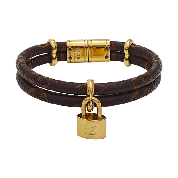 KEEP IT Coated Canvas Brown Bangle
