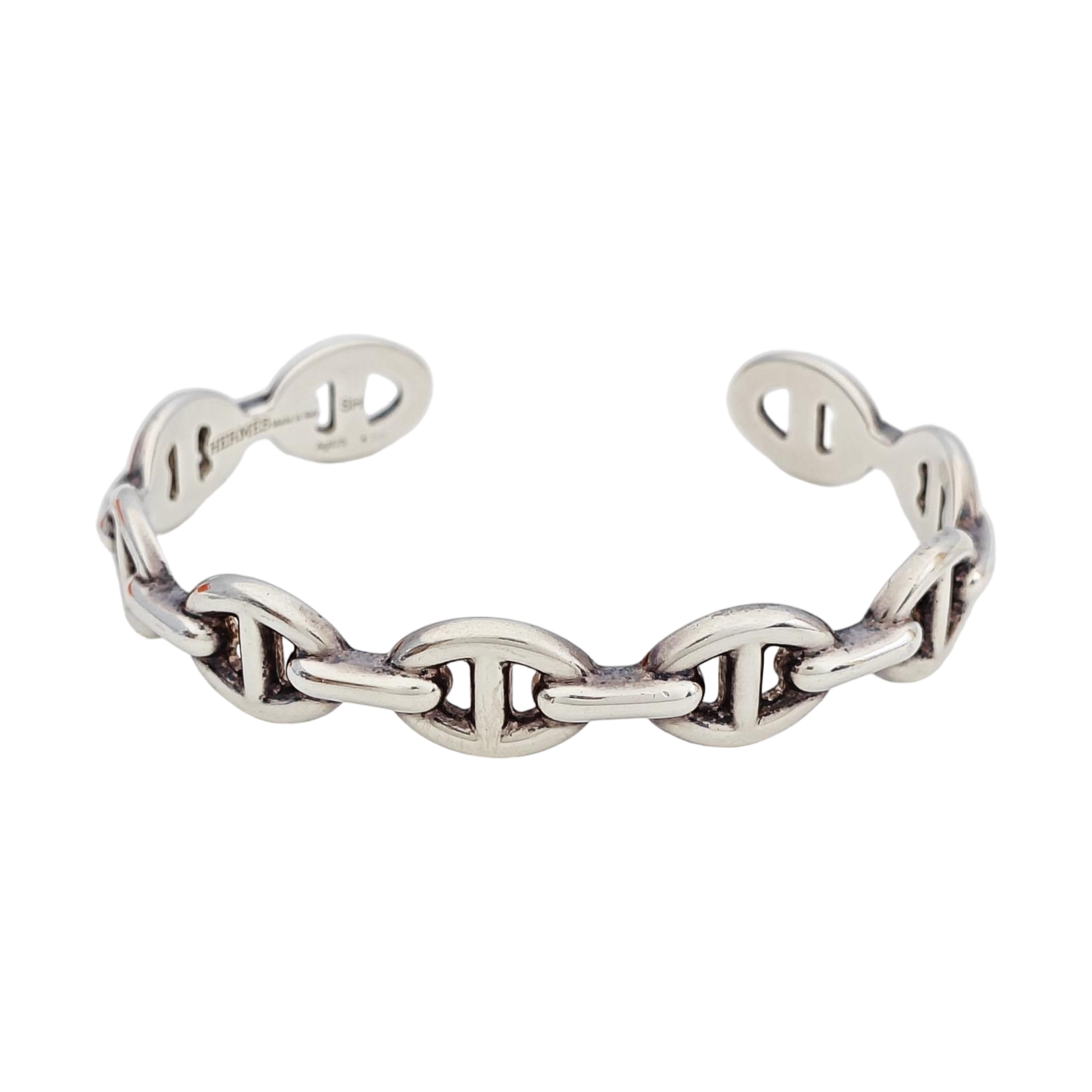 Chaine D'ancre Enchainee 925 Sterling Silver Bangle