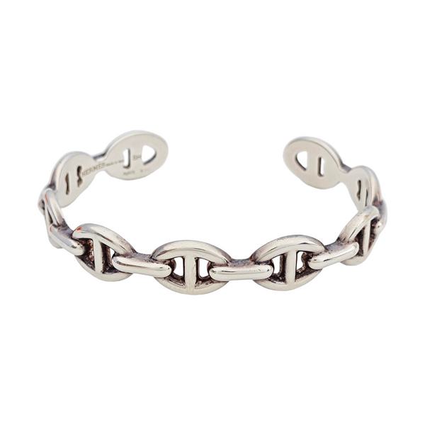 Chaine D'ancre Enchainee 925 Sterling Silver Bangle