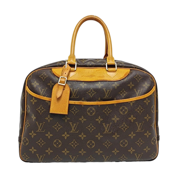 DEAUVILLE MM Monogram Coated Canvas Brown