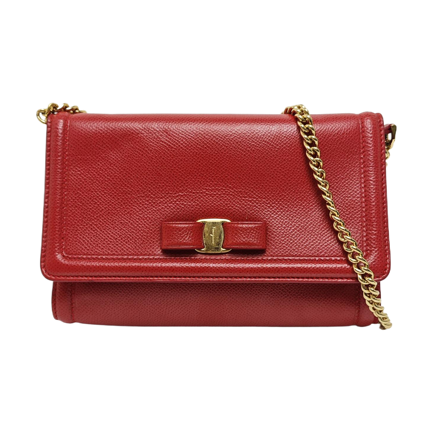 Ginny Mini Calfskin Red