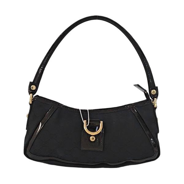 D-Ring Monogram Canvas Black