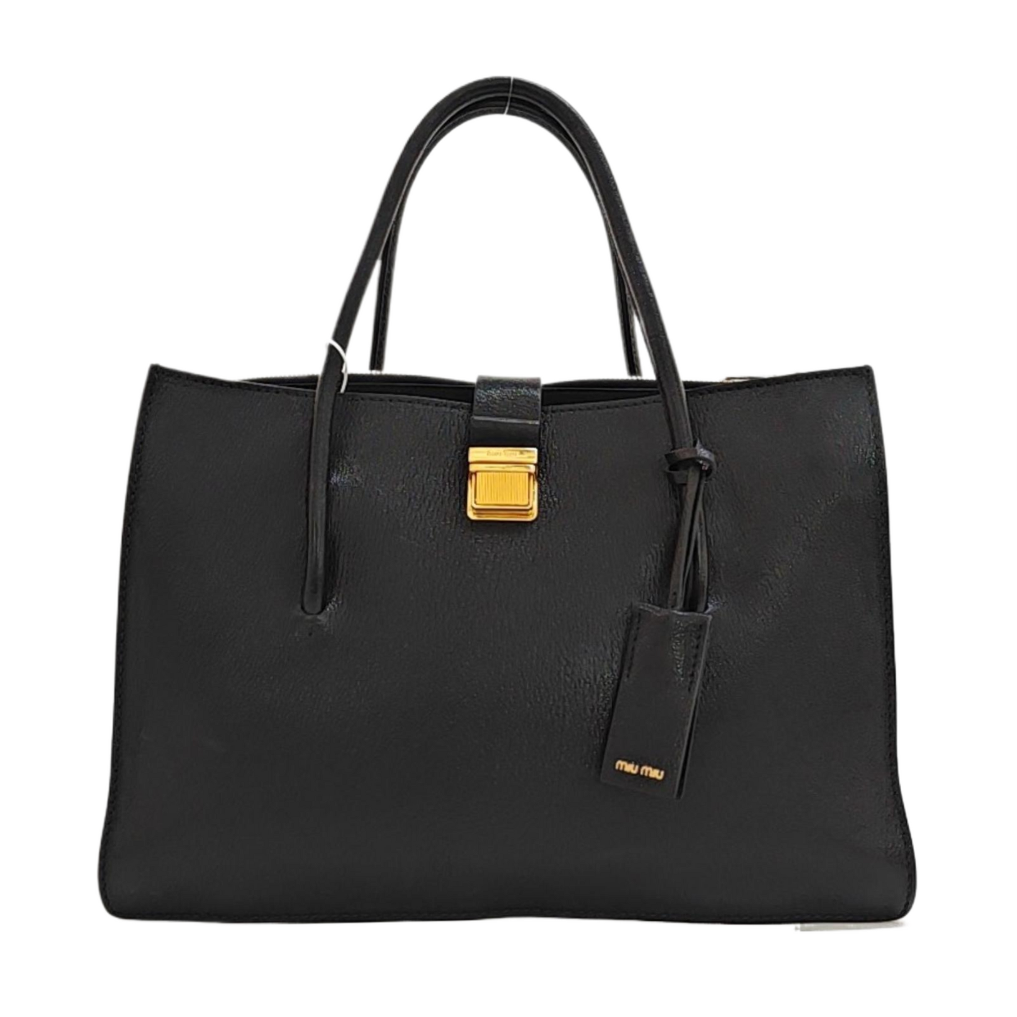 Calfskin Tote Bag Black
