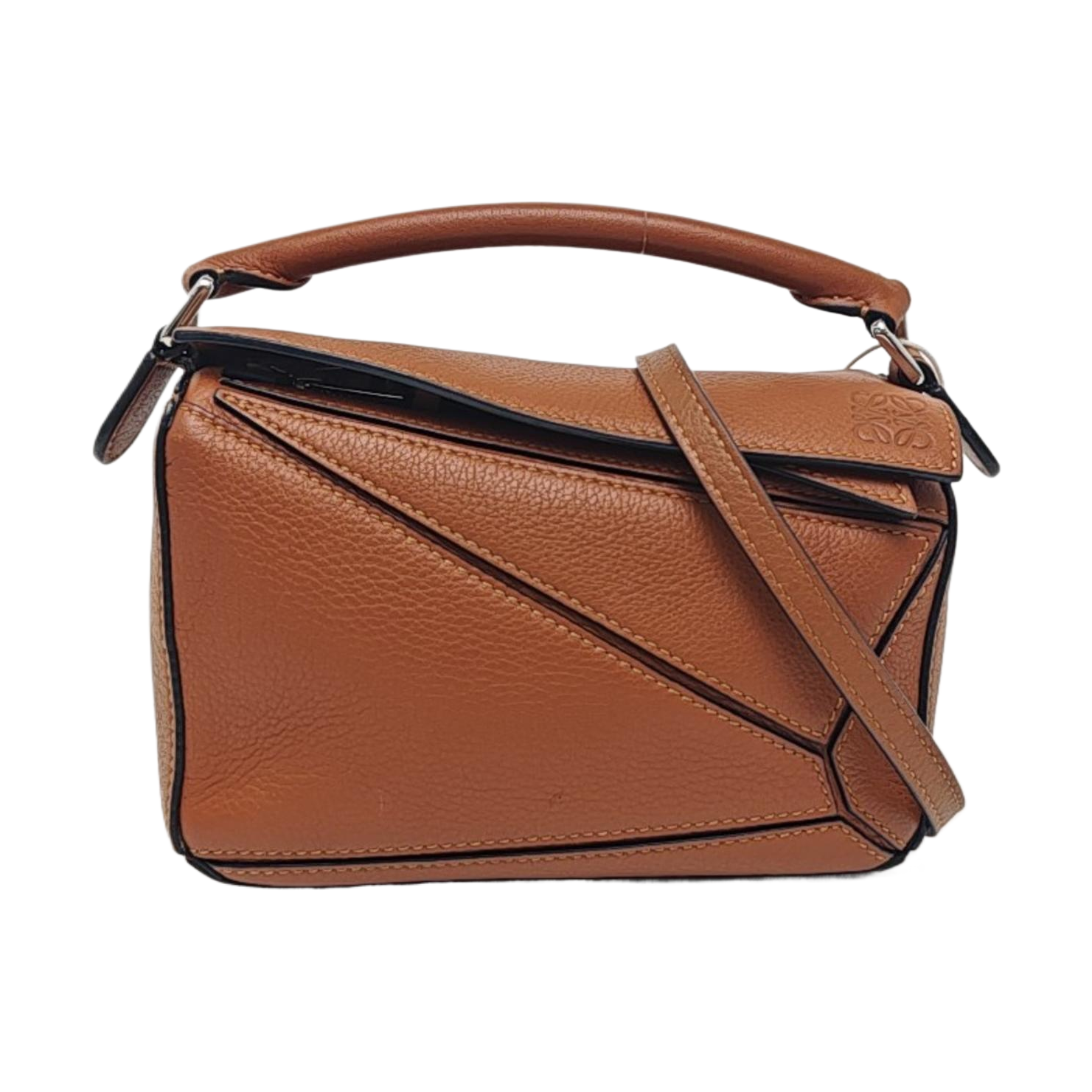Puzzle Mini Calfskin Brown