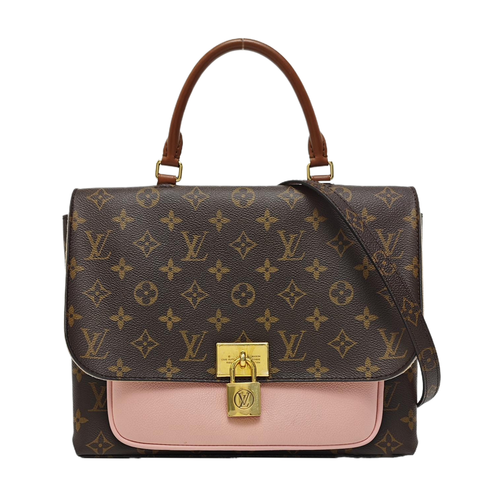 MARIGNAN Monogram Coated Canvas Brown