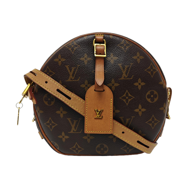 BOITE CHAPEAU MM Monogram Coated Canvas Brown