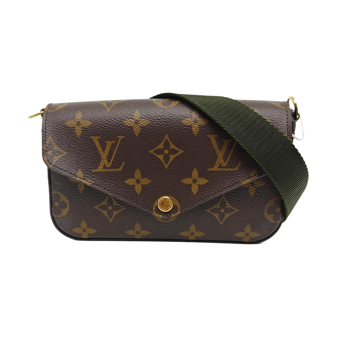 FÉLICIE Monogram Coated Canvas Brown