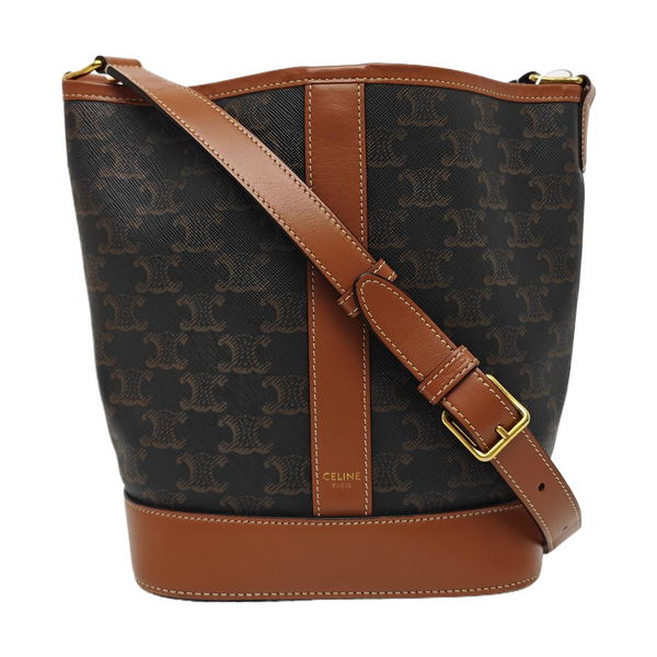TRIOMPHE CANVAS Small Coated Canvas Brown