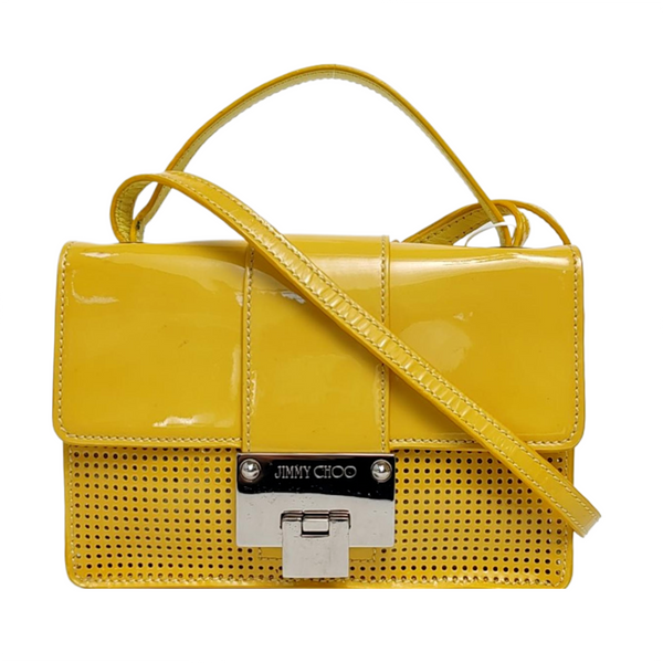 Leather Shoulder Bag Yellow