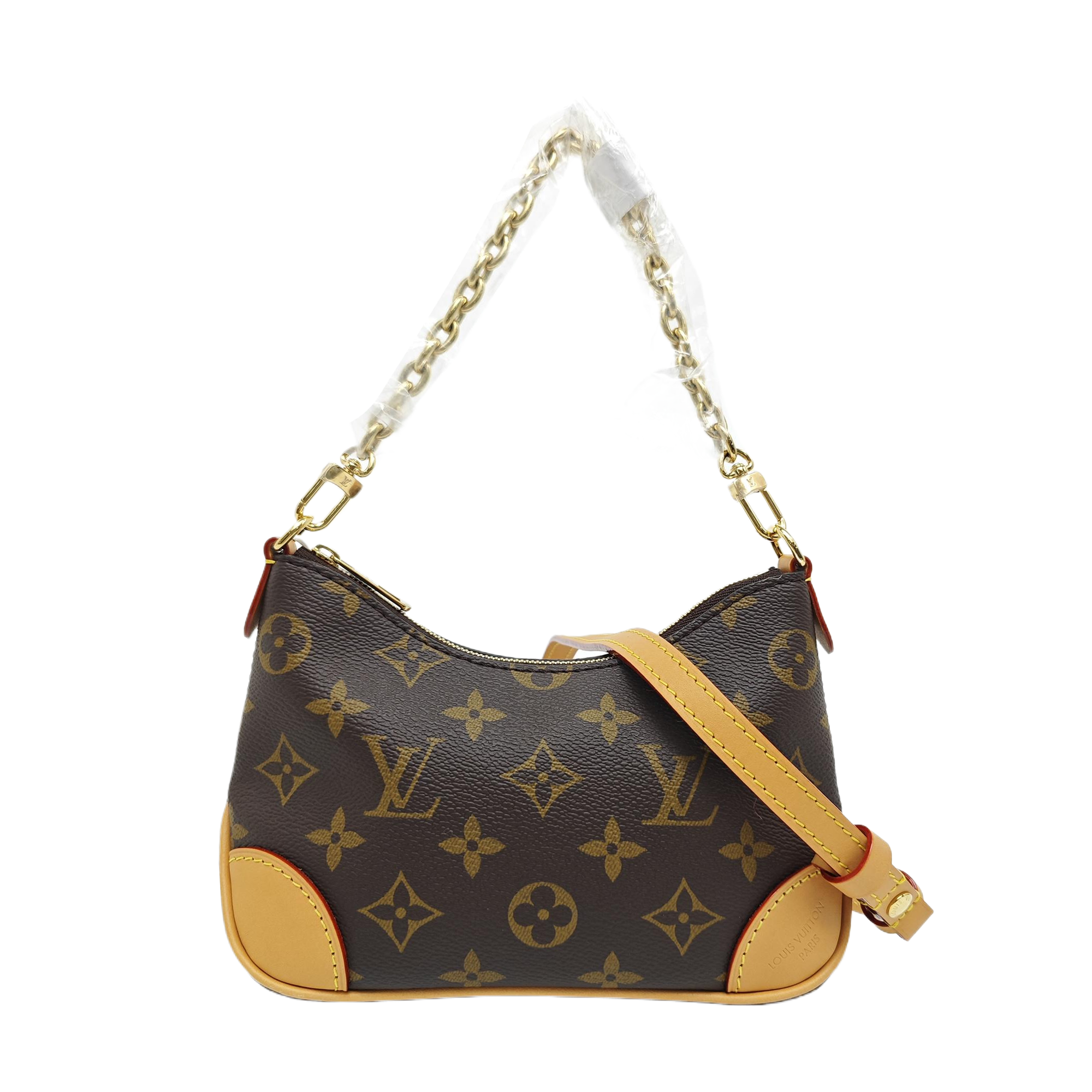 BOULOGNE Nano Monogram Coated Canvas Brown