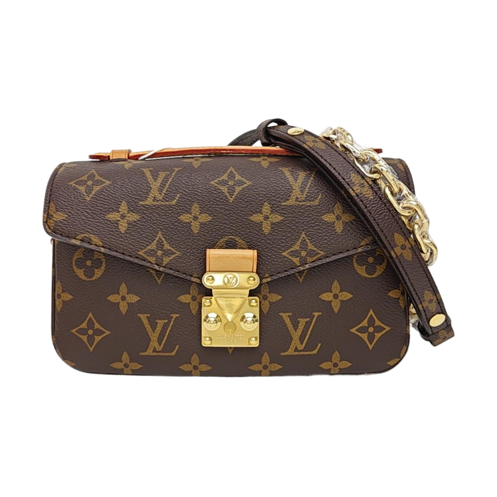 MÉTIS EAST WEST Monogram Coated Canvas Brown