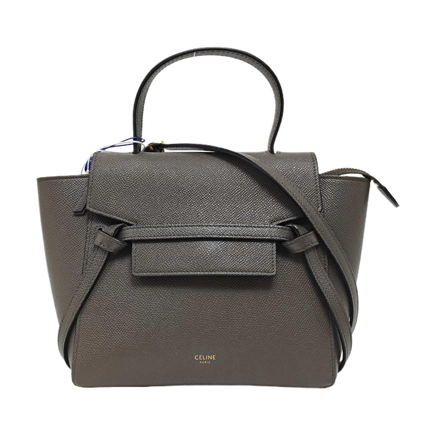BELT Nano Calfskin Gray