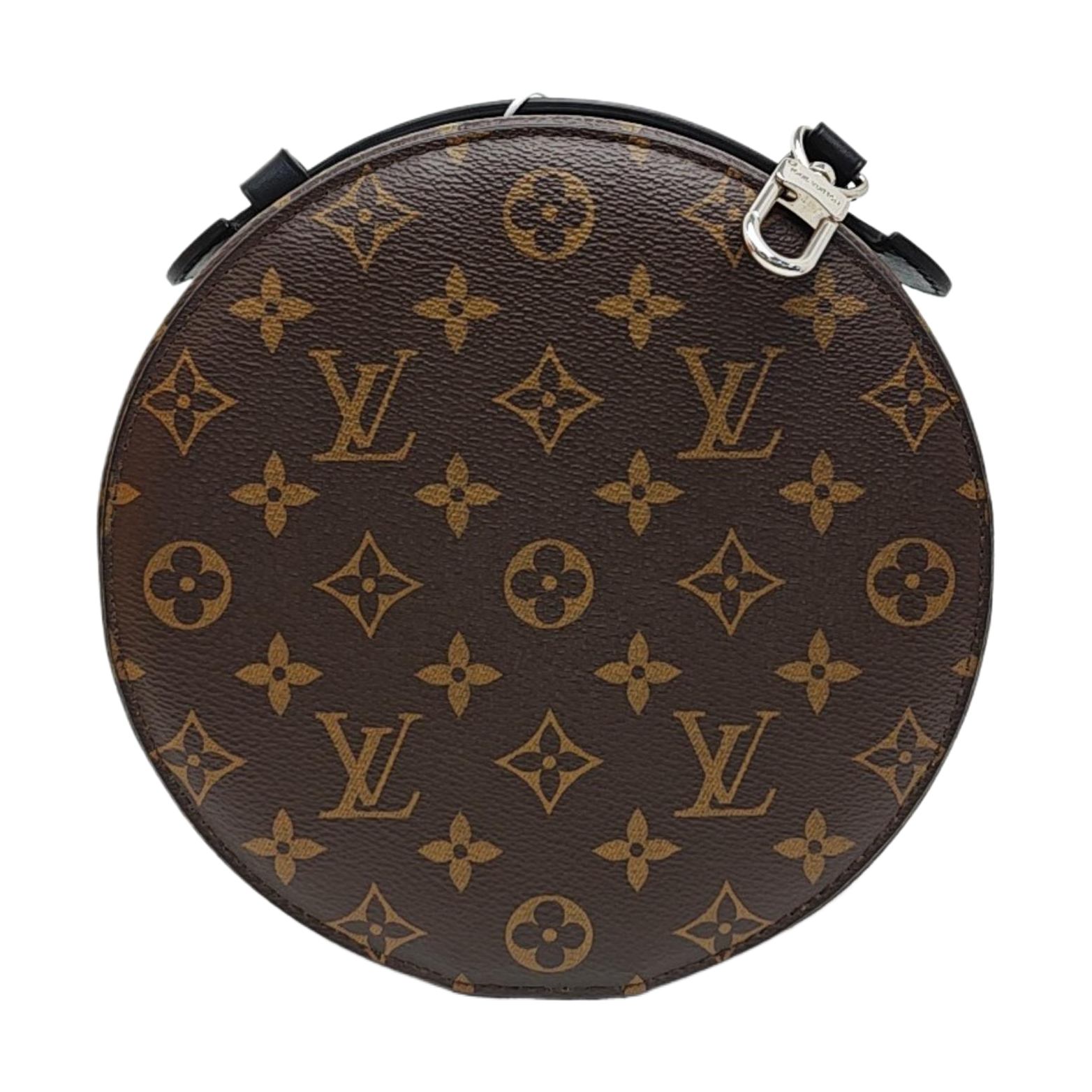 Monogram Coated Canvas Top Handle Bag Brown