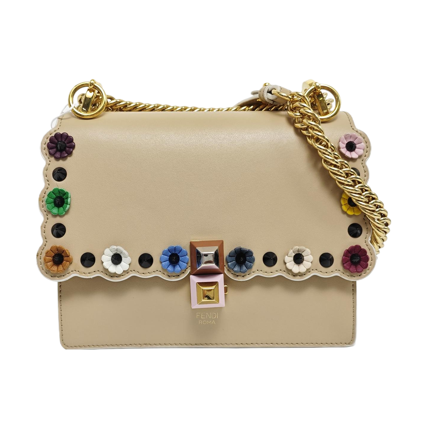 Authenticated pre-owned  Kan I Mini Calfskin Beige - Shoulder Bag at Looply